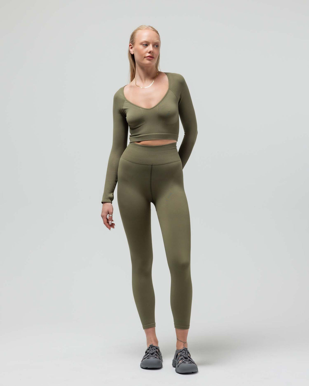 The Long-Sleeve Crop Top