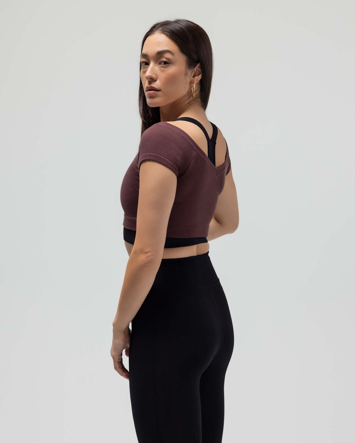 The Ribbed Cap-Sleeve Top