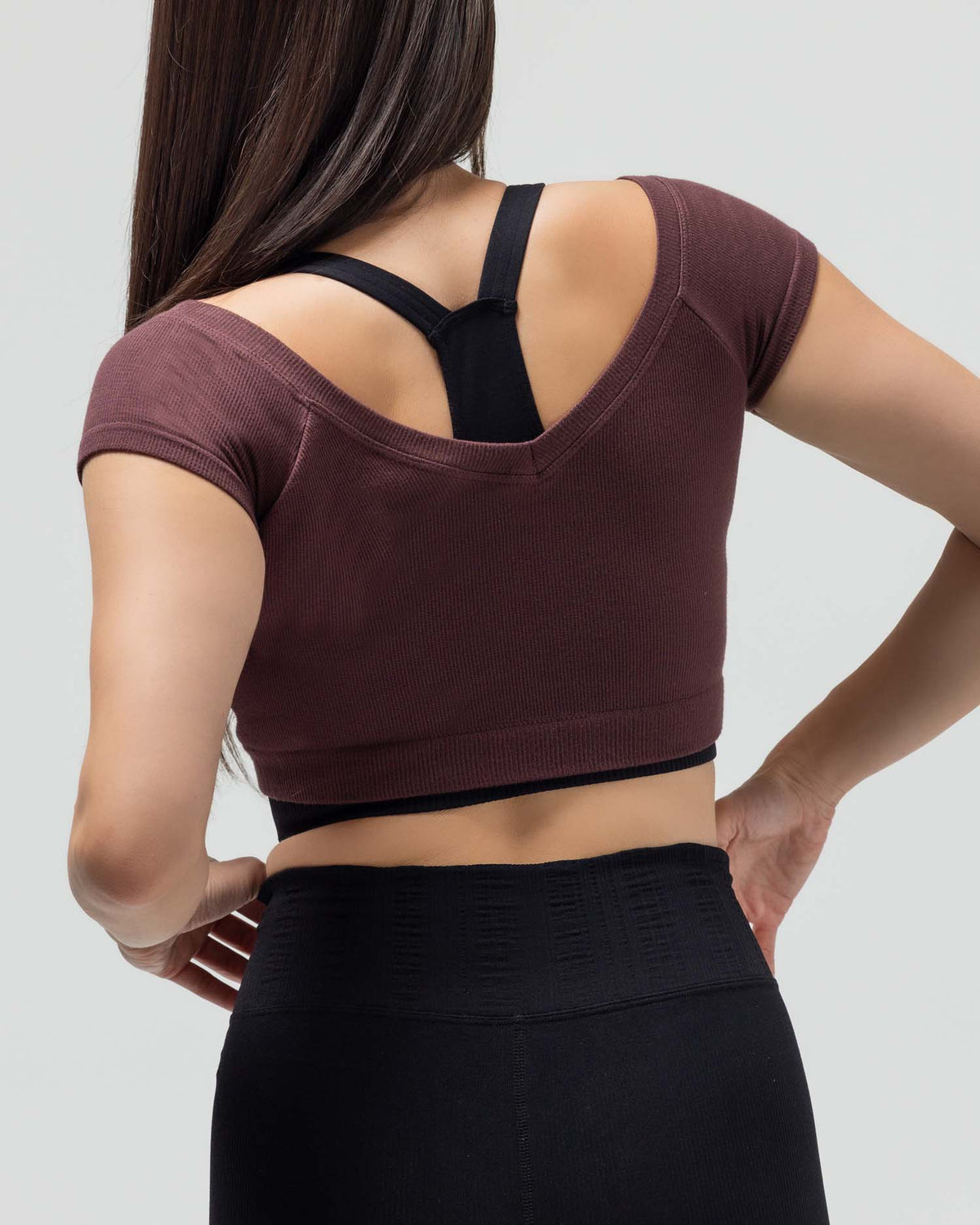The Ribbed Cap-Sleeve Top