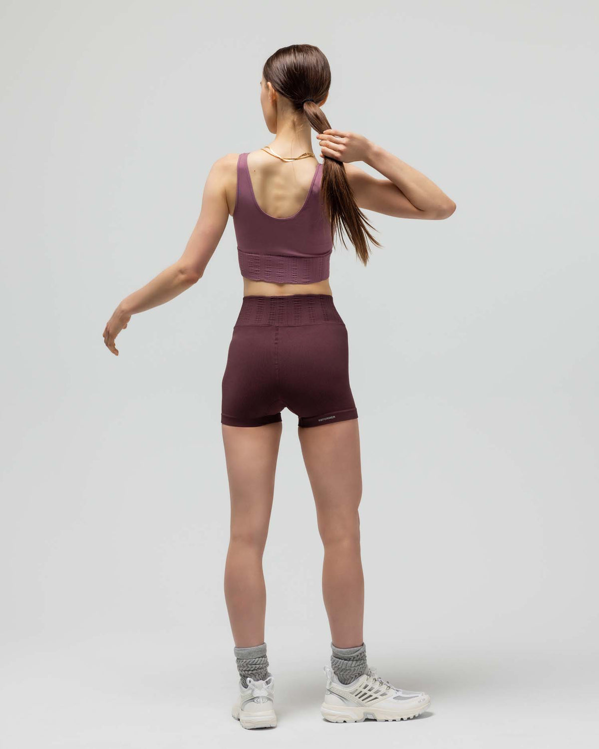 The Ribbed Biker Short
