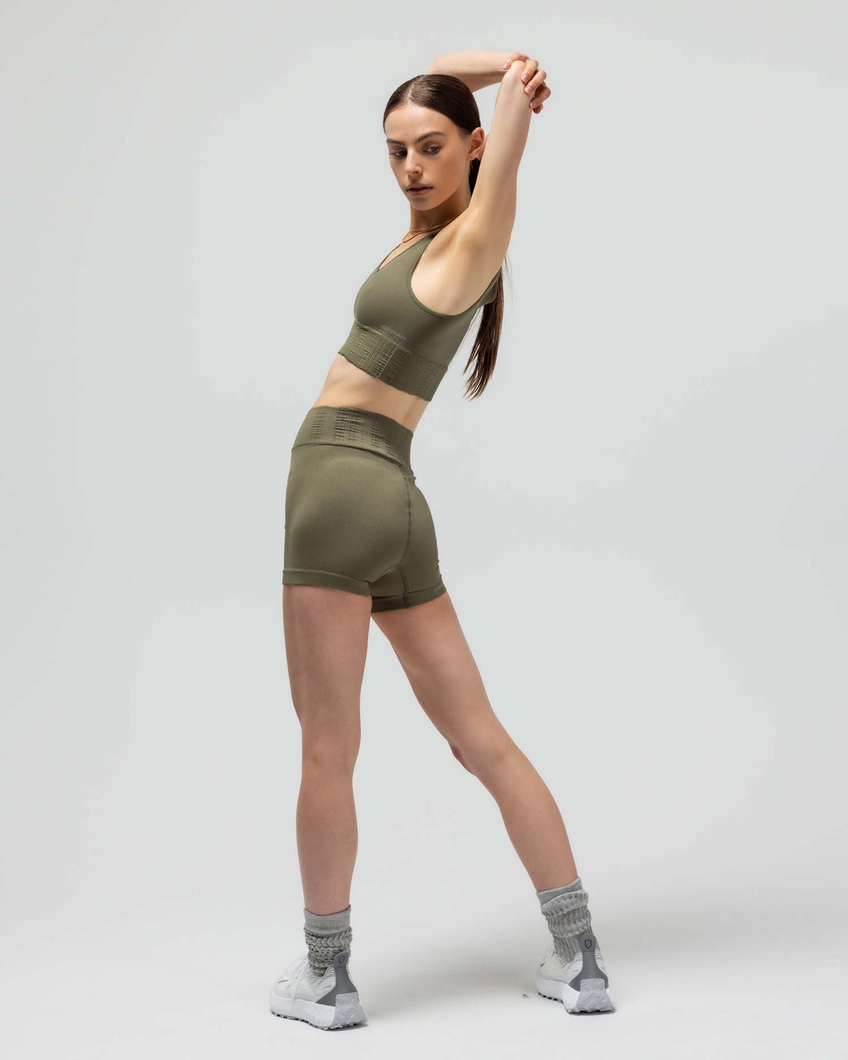 The Ribbed Biker Short